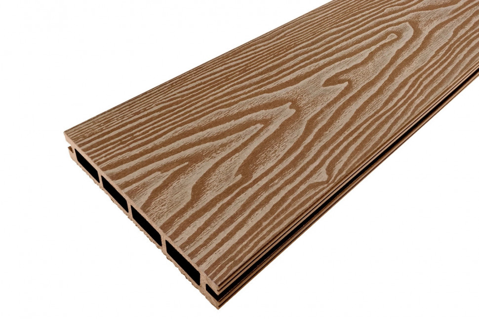 Террасная доска NauticPrime (Light) Esthetic Wood, 145*22*6000мм, коричневый, П8